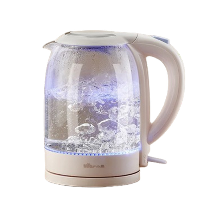 小熊电水壶加厚高硼硅玻璃家用大容量1.7L电热水壶ZDH-A17L1