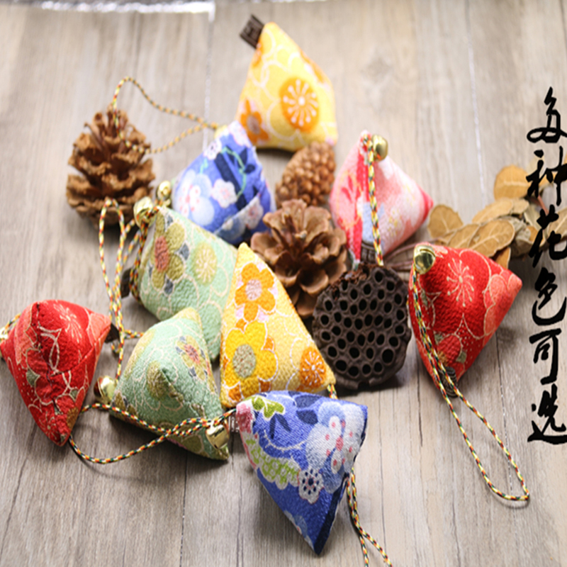 八味依香 绉绸小粽子香囊(10个装)/W26