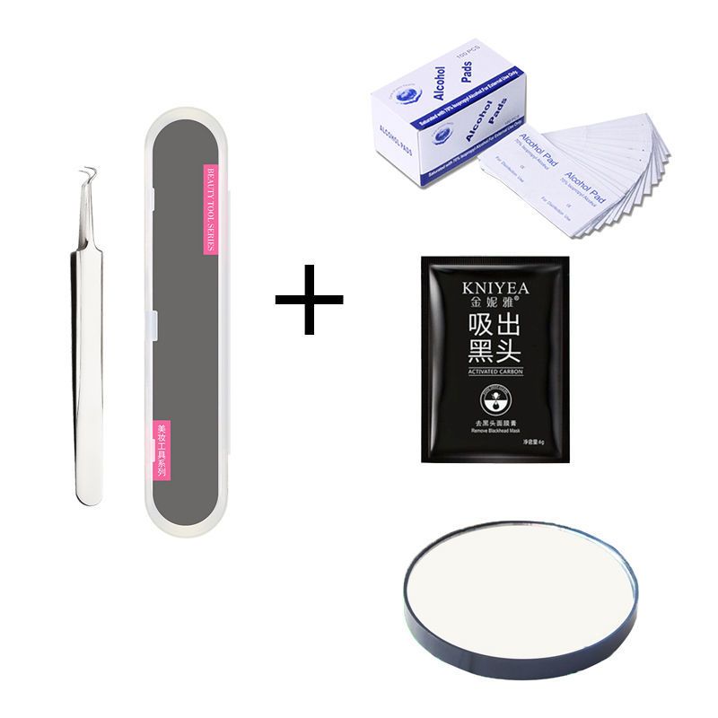 不锈钢粉刺针夹祛痘痘针去黑头脂肪粒器美容工具套装