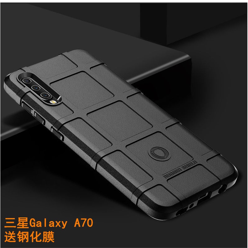 galaxy三星a70手机壳a70e厚a60三防摔磨砂防滑抗指纹硅胶软a40潮牌男