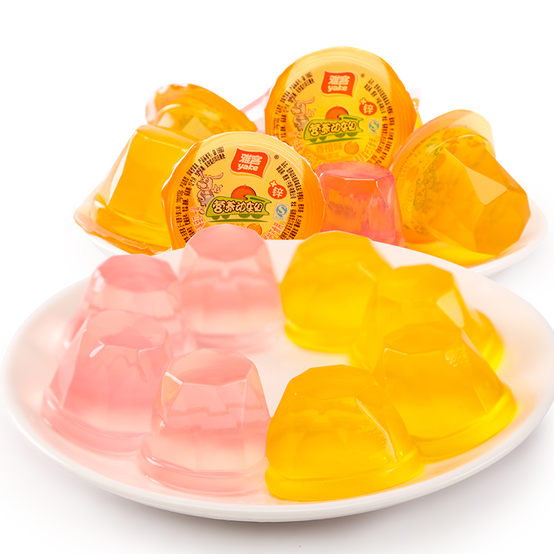 99减40雅客600g营养动车组快乐小书包果冻布丁儿童小书包