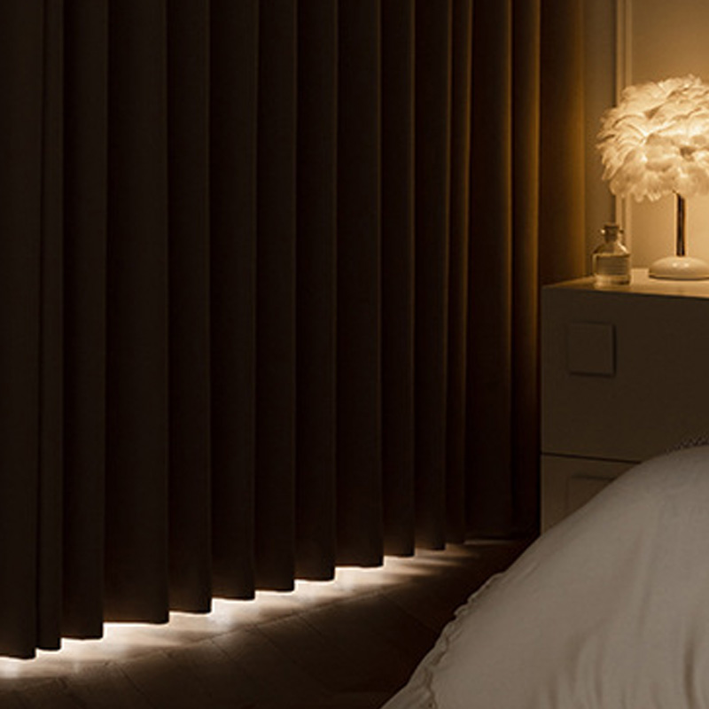 天空桥 全遮光雪尼尔窗帘 定制 平方米高清大图