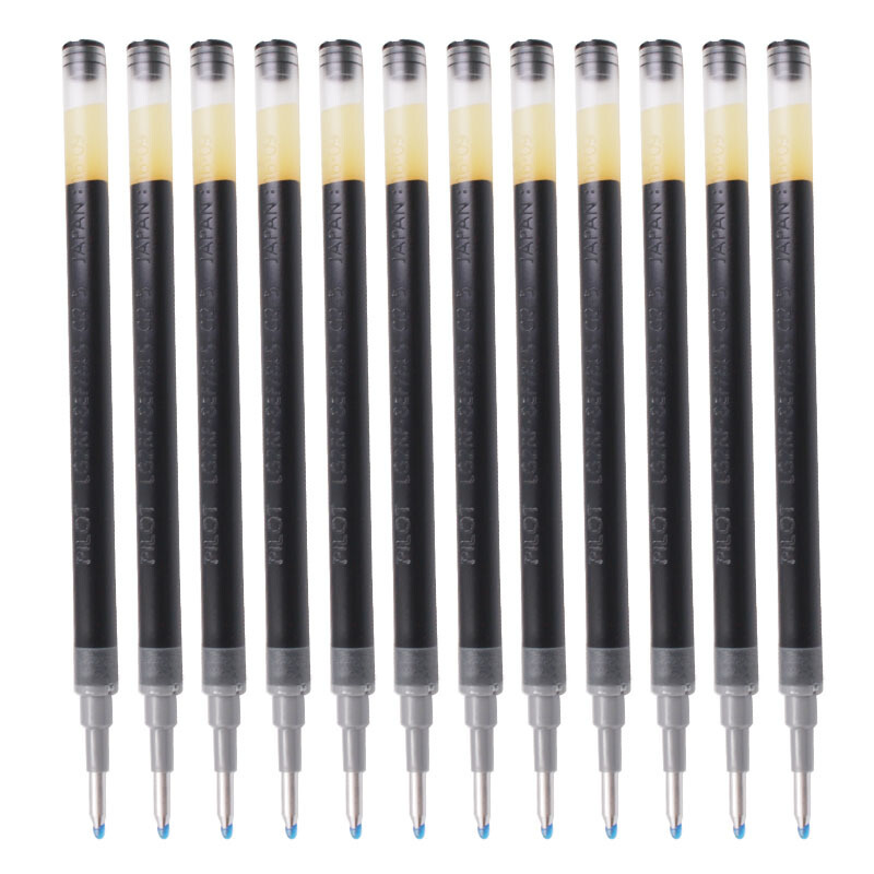 百乐pilotblsg25中性笔芯05mm黑红蓝三色可选替芯适用blg2lju10ef笔
