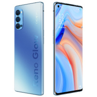 OPPO Reno4 Pro 5G 晶钻蓝 8GB+128GB 65W超级闪充 超级夜景视频 7.6mm超轻薄设计 拍照游戏智能手机