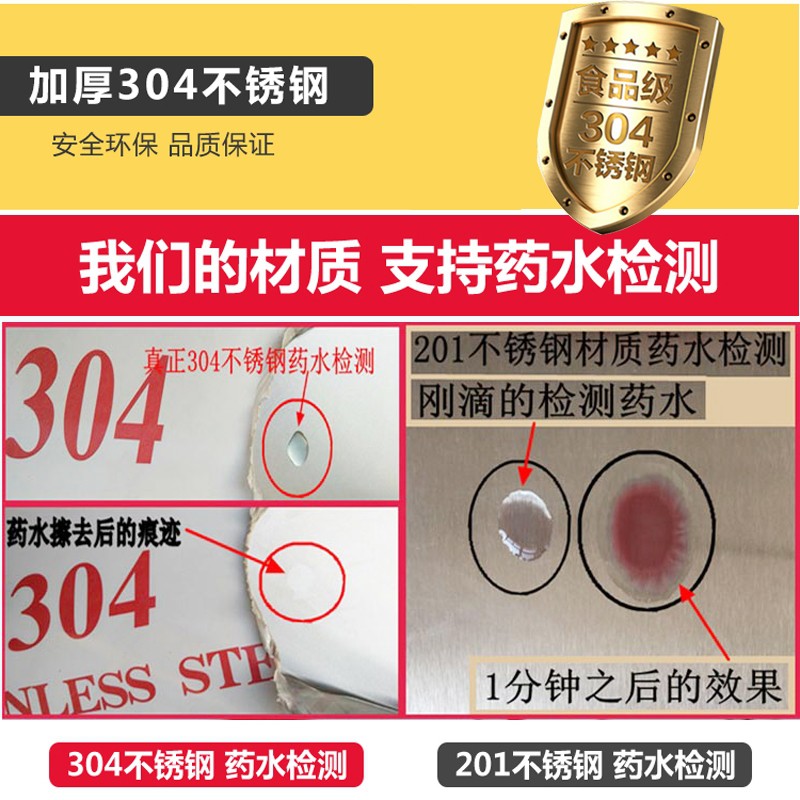 四层304不锈钢带围栏收纳货架层架4落地式微波炉烤箱架收纳层架 三维工匠高清大图