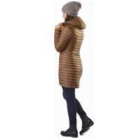 始祖鸟(ARC’TERYX) 女士鹅绒羽绒服户外轻便保暖连帽羽绒派克大衣 Nuri Coat新款