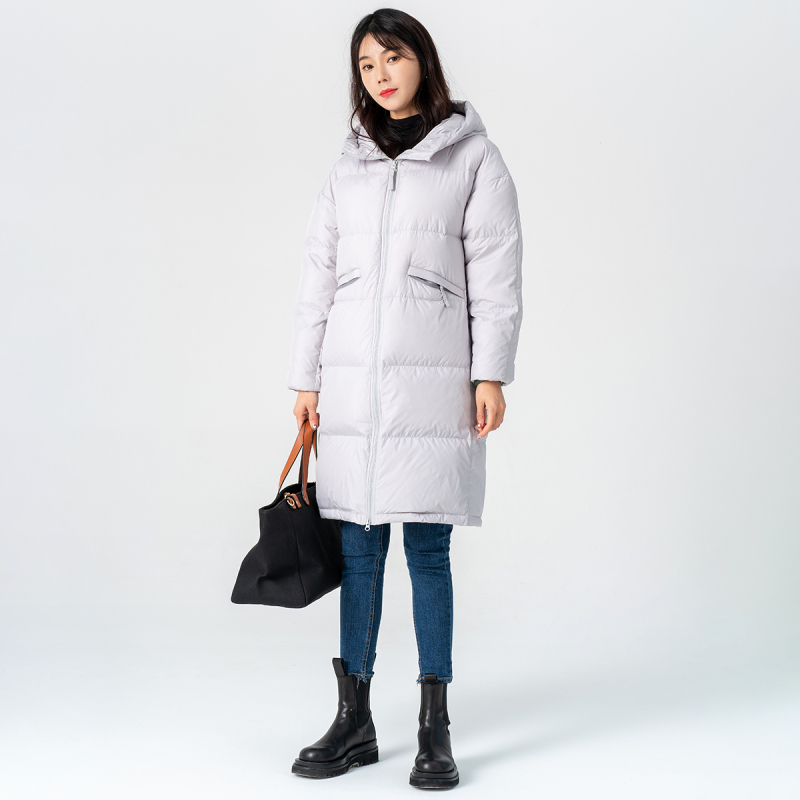 雪中飞女士中长款羽绒服X10149012