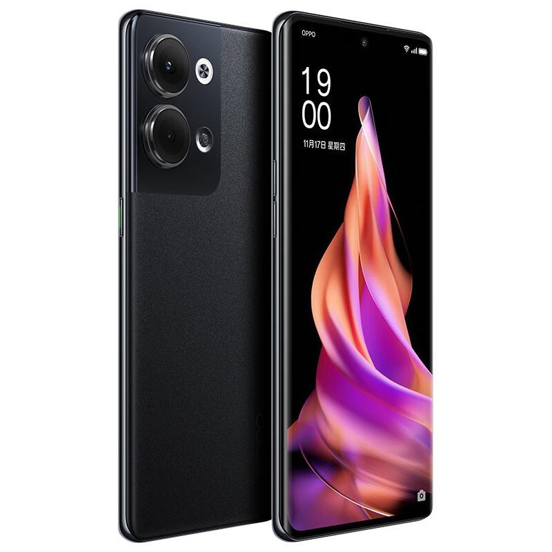 [二手9成新]OPPO Reno9 皓月黑 12G+256G 全网通安卓手机6.7英寸曲面屏骁龙778G拍照娱乐5G手机