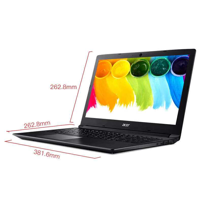 宏碁(acer)湃3 A315 15.6英寸学生家用商务办公手提轻薄本笔记本电脑(四核N4100 4G 1TB)
