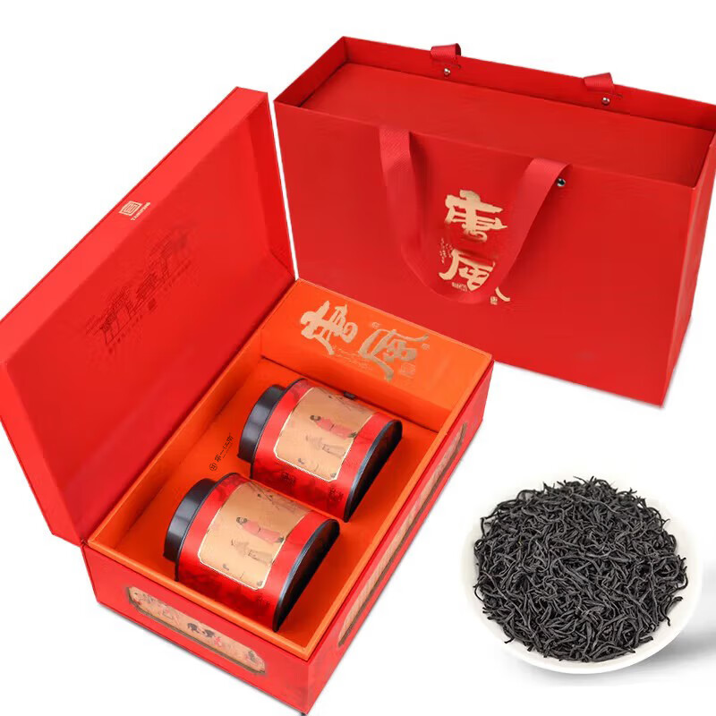 第一江南红茶武夷山正山小种特级新茶250g茶叶礼盒唐风盛宴高端送礼品自饮