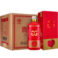 贵玺酒 酱香型白酒 纯粮食53度 500ml*4整箱装 礼盒装 婚庆 婚礼 宴请用酒 原浆窖藏 坤沙老酒