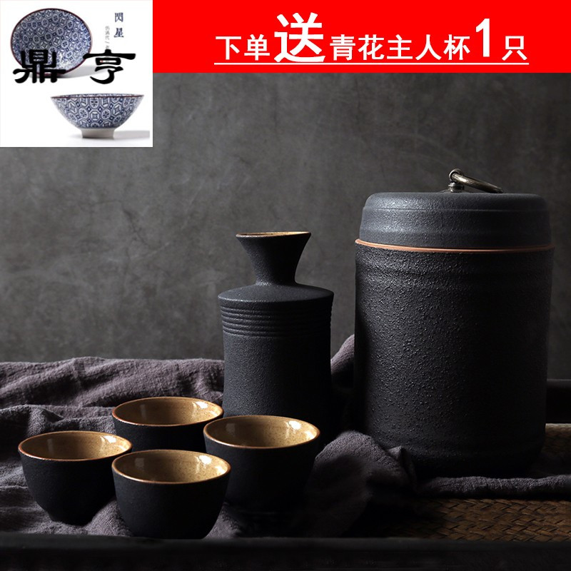 鼎亨仿古酒具 清酒白酒煮酒器 黄酒 温酒器 烫酒壶 家用 中式 仿
