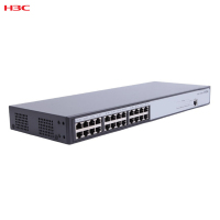 华三（H3C）S1824G 24口千兆交换机（WEB网管企业级 可管理二层以太网 1000Mbps 千兆以上 ）