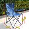 折叠凳沙滩椅钓鱼椅火车便携凳凳钓鱼椅子折叠凳垂钓椅子写生 深蓝色沙滩椅