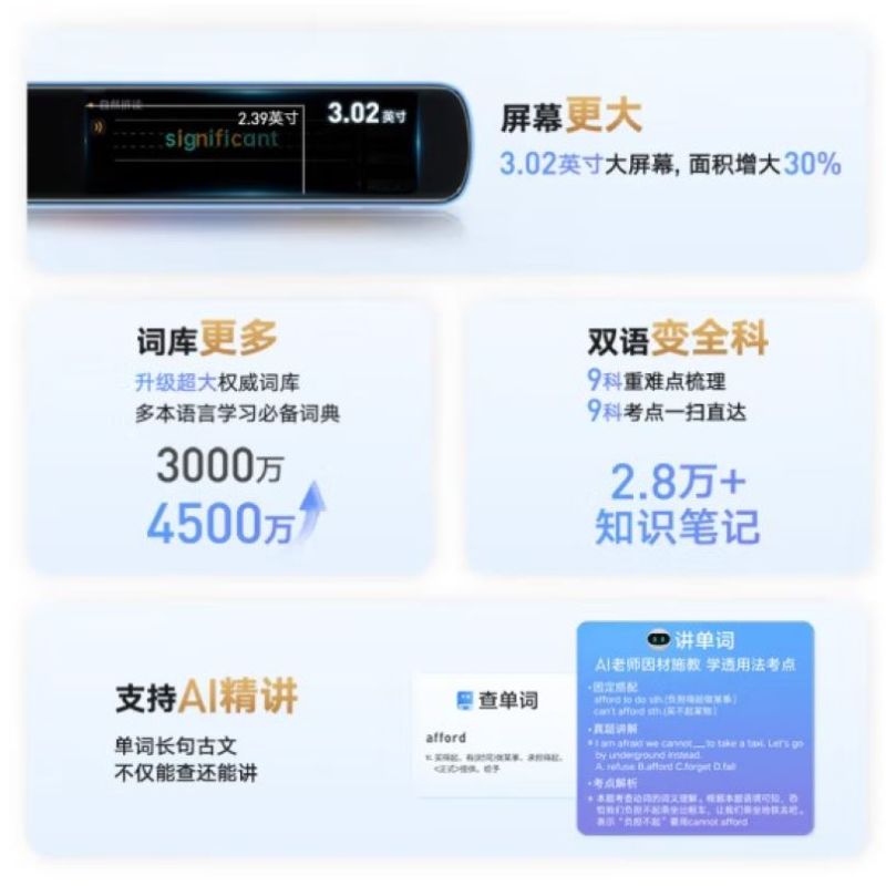 有道词典笔S6Pro蓝色