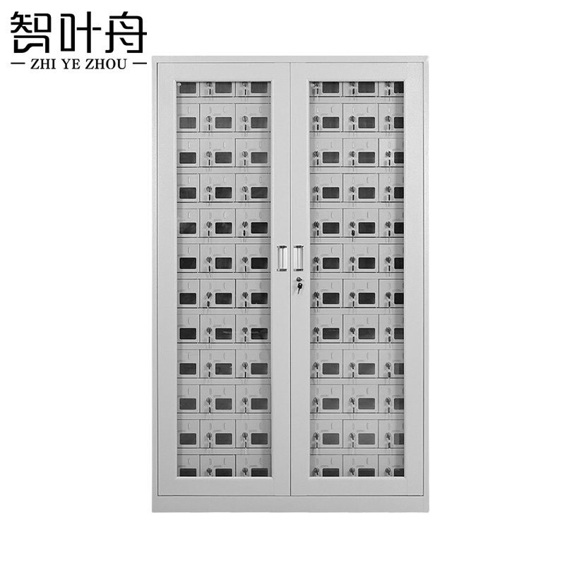 智叶舟手机存放柜84门1298*300*1800mm台高清大图