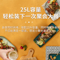 长帝(changdi)TBT251烤箱家用多功能独立控温大容量烘焙迷你全自动电烤箱