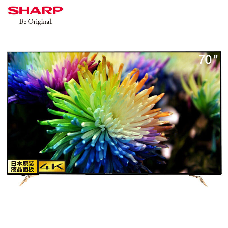 夏普 LCD-70SU678A 70英寸4K高清智能网络液晶平板电视机