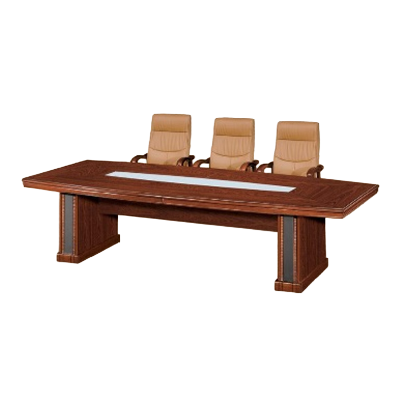 大央会议桌H-5832 3200W*1380D*760H办公家具会议桌长方形大型长桌简约现代会议室洽谈桌高清大图