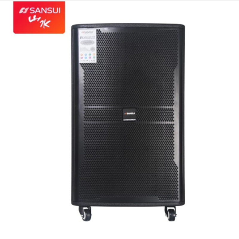 山水（SANSUI） SG6户外音响便携式大功率带拉杆移动音箱无线蓝牙低音炮 15寸