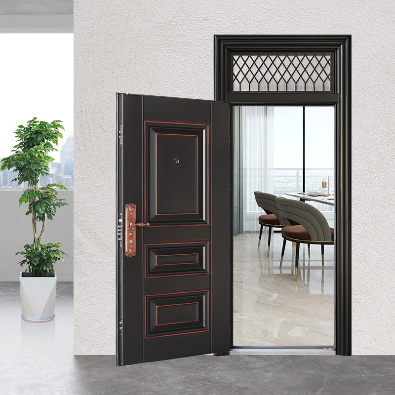 入户门带气窗防盗门家用通风室外农村子母门双开大门进户门单开门