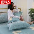 南极人纯棉枕头套一对装成人48*74cm信封式全棉枕套单人一只 48*74cm全棉一对装 三支花不含枕芯