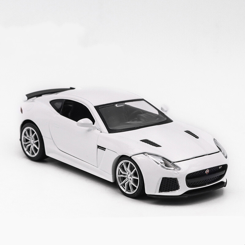 132捷豹ftype合金跑车模型摆件声光回力玩具车