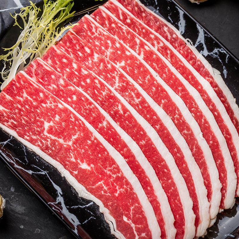 原膳澳洲和牛胸肉火锅片(M7)200g高清大图