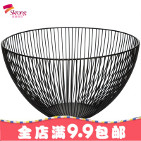 北欧简约几何铁艺水果篮客厅家居水果盘家用创意收纳篮果盆零食盘