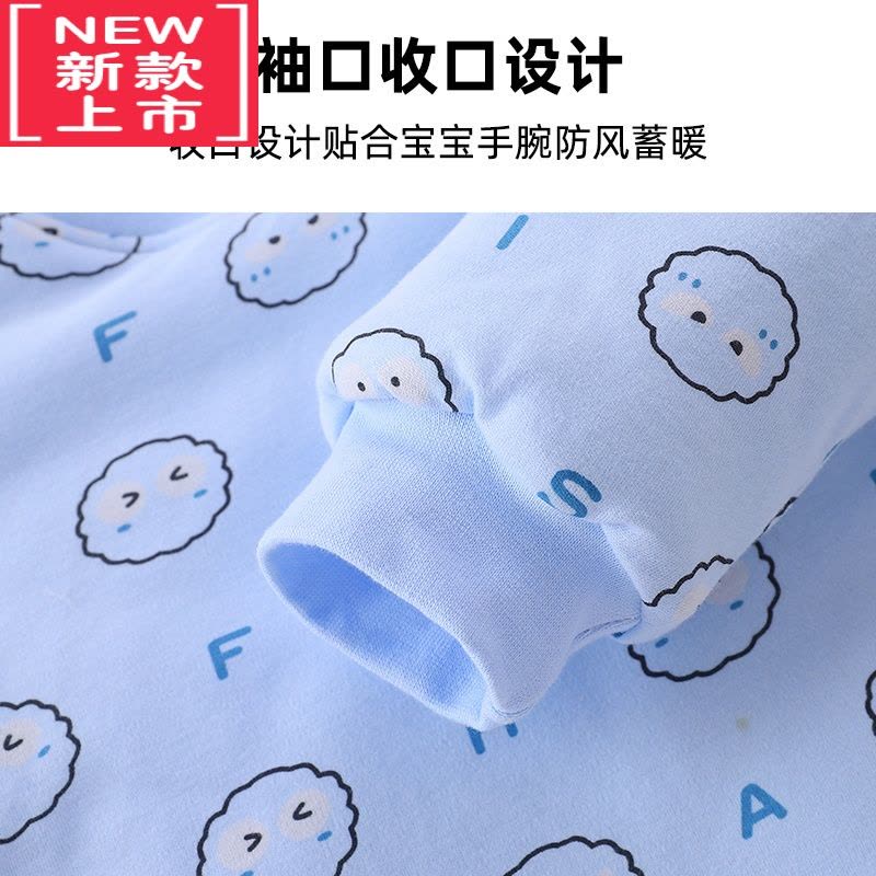 可莉允婴儿衣服连体衣秋冬新生儿外出夹棉保暖哈衣套装冬装加厚棉服宝宝图片