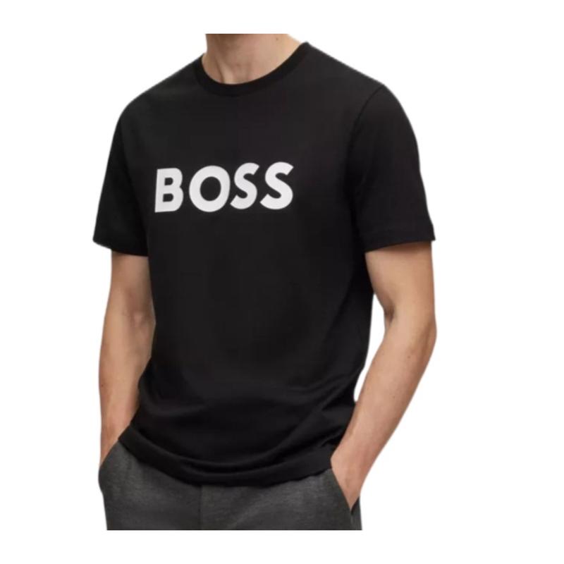 Hugo boss圆领短袖T恤男士舒适透气休闲日常穿搭高清大图