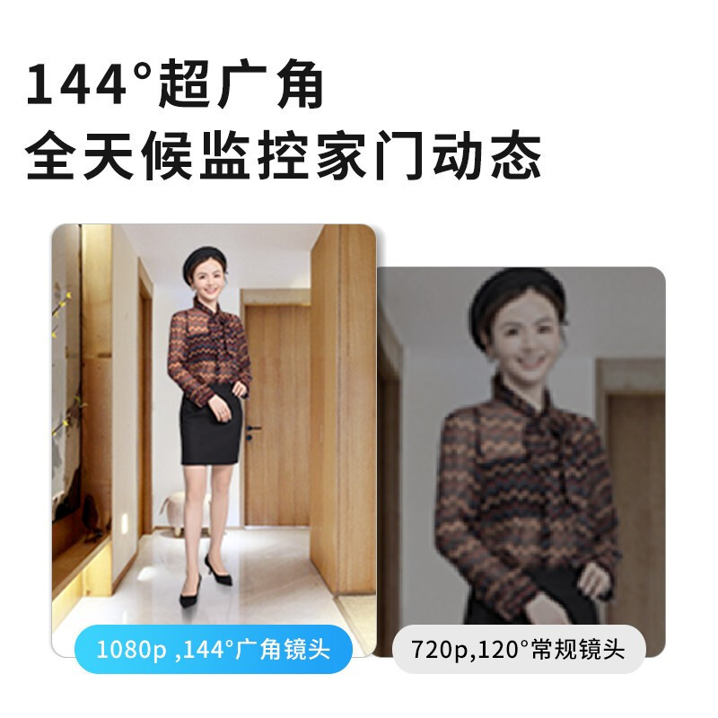 凯迪仕(KAADAS)K9-V+小度智慧屏X8可视猫眼智能锁指纹锁家用防盗门锁全自动电子锁密码锁 APP远程智控 星空灰