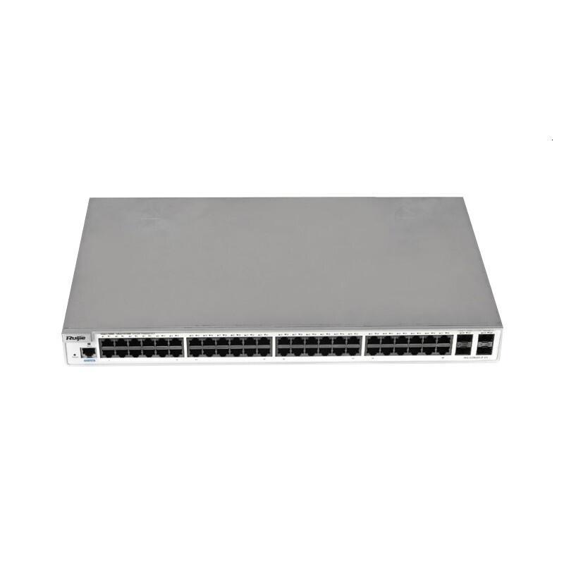 锐捷(Ruijie)48口千兆网管交换机 48个电口4个光口 二层接入交换机 RG-S2952G-E V3