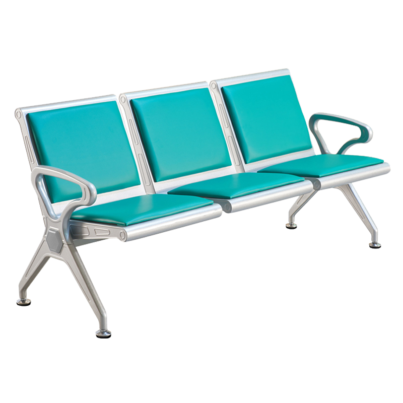 奇桄烁连排椅绿垫3人位张高清大图