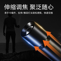 supfire神火S11强光手电筒可充电迷你小手电超亮led户外防水多功能照明灯