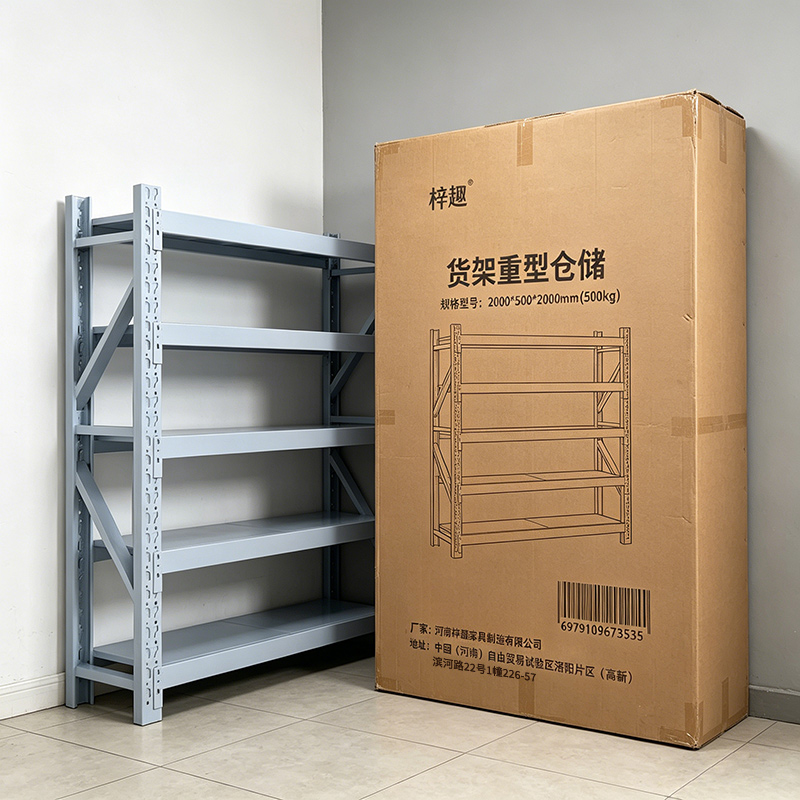 梓趣 货架重型仓储 2000*500*2000mm(500kg) 组高清大图