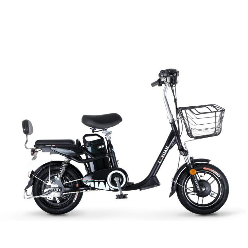 绿源新国标电动车小型成人48v锂电池电瓶车jcy男女代步电动自行车