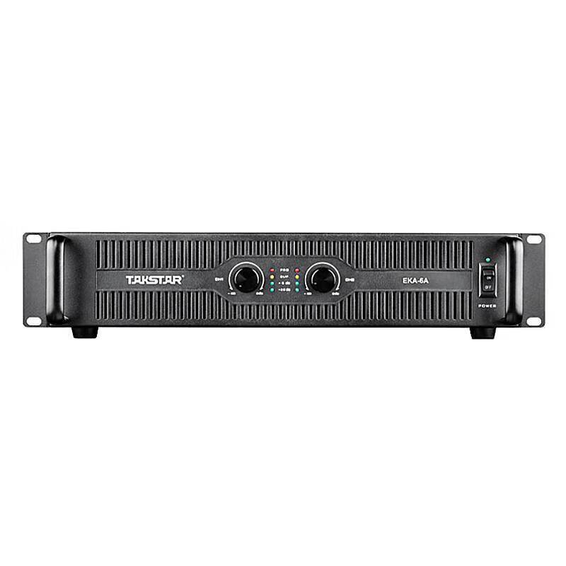 得胜 (TAKSTAR)EKA-6A 600W功率2U功放 专业纯后级功放 舞台演出会议室及餐厅KTV工程安装与户外演出