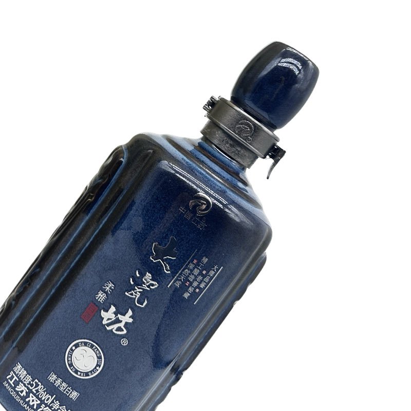 52vol大瓷坊酒30500mlx1x6箱浓香型白酒纯粮酿造