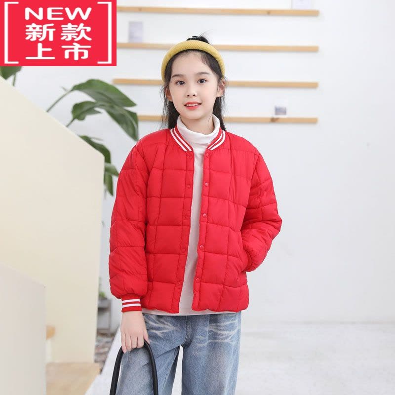 可莉允青少年羽绒棉服中大童棉袄男16岁女童中小高中生校服保暖儿童内胆图片