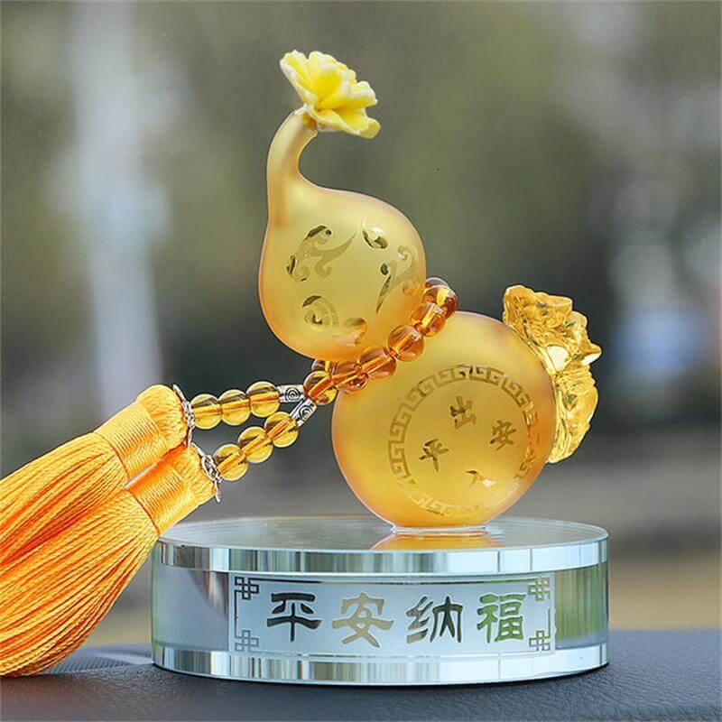 汽车葫芦摆件车载香水摆件葫芦香水座汽车香水葫芦汽车内饰用品