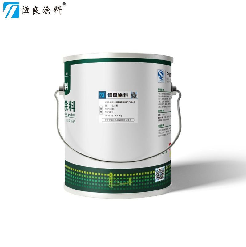 醇酸调和漆CO3-3紫红15kg高清大图