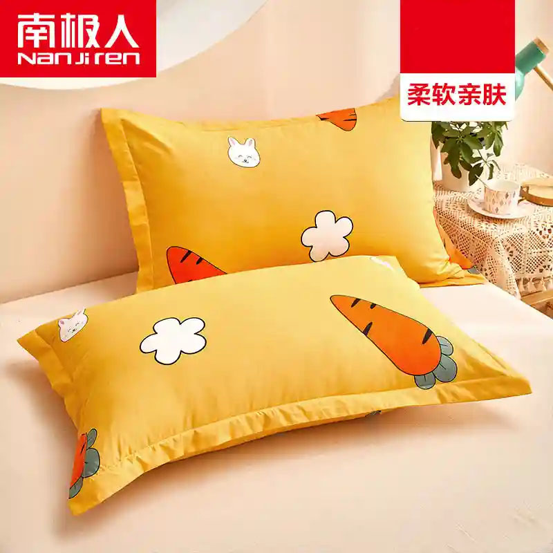 枕套枕头套双人单人学生宿舍枕芯套48x74cm一对拍2高清大图