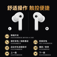爱国者(aigo)T23蓝牙耳机(智能版)蓝牙5.4(单位:个)白色