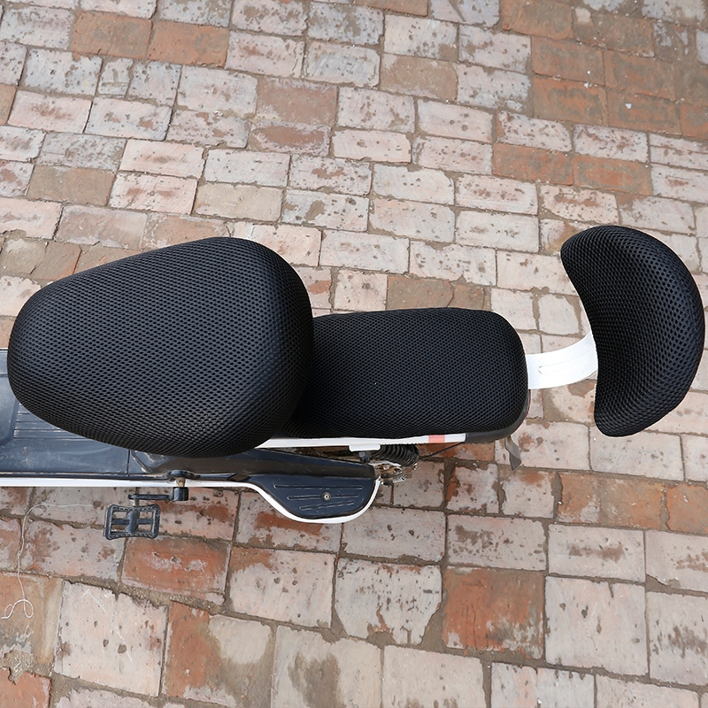 闪电客电动自行车坐垫套电瓶车座套新国标电动车坐鞍套四季晒透气通用
