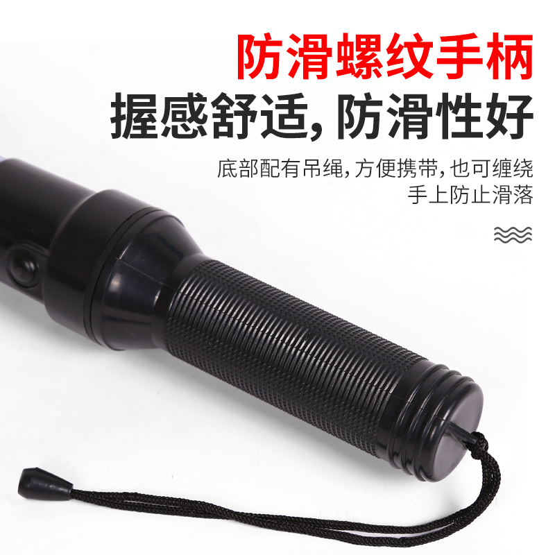 趣行 交通安全指挥棒 全绿色54cm(充电款配充电器)多功能道路警示指挥用应急荧光闪光LED灯消防棒