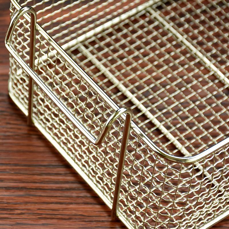 炸笼不锈钢炸筛奶茶店工具电炸炉炸篮炸网筛网油炸锅方形滤油筛1个