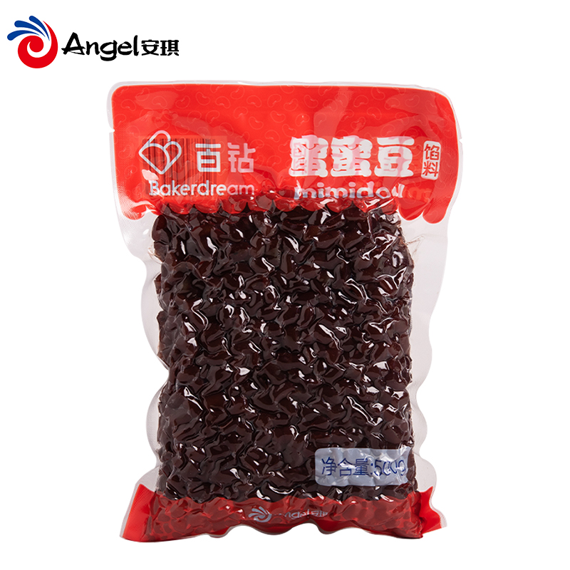 百钻蜜蜜豆500g 红小豆烘焙即食熟小红豆粒糖蜜豆奶茶店专用小包装