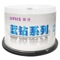 紫光（UNIS）CD-R 空白光盘/刻录盘 蓝钻商务办公系列 52速 700M 桶装50片 刻录光碟单位：桶