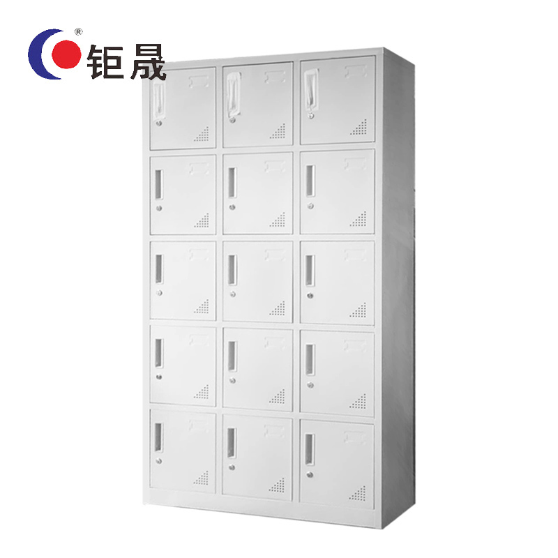 钜晟钢制十五门更衣柜钢制铁皮储物柜换衣柜存包柜15门更衣柜 JS0010
